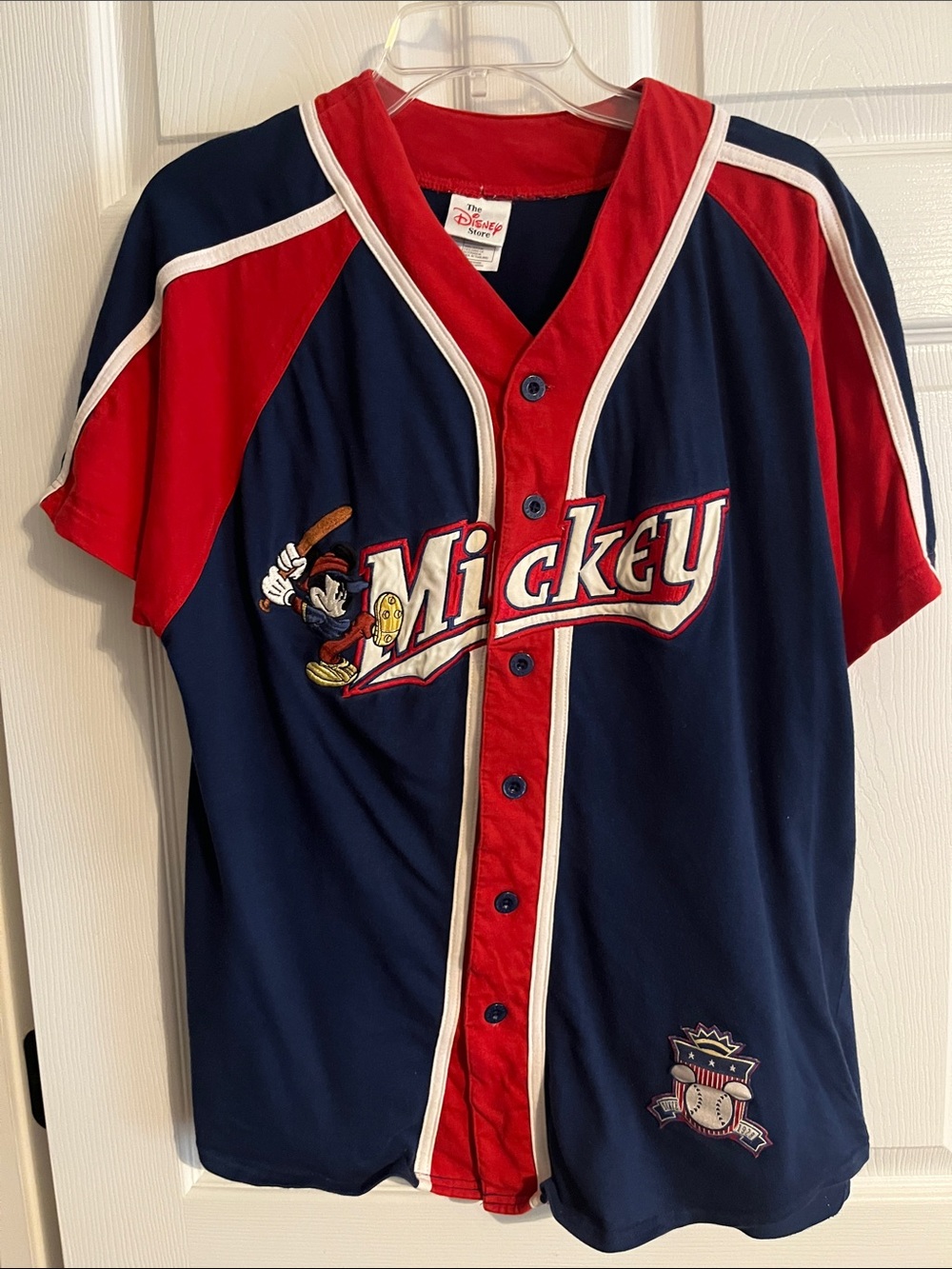 Vintage THE DISNEY STORE Mickey Mouse Baseball Jersey - Price Is Firm - Picture 2 of 9